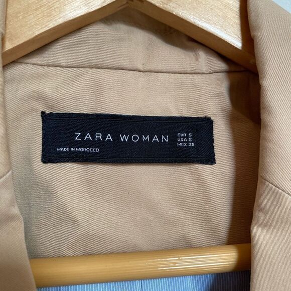 Zara Woman Tan Blazer Size Small - Picture 3 of 4